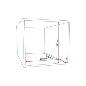Armoire en acier avec socle, 18 petites portes, en métal, pour salle de sport, école, rangement - Product Image 4