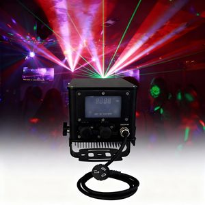 Luz Láser Clase IV de 1/2/3/5/6W, Estructura Sellada IP65, Divergencia <1.2mrad, DMX512, Tarjeta SD, para Publicidad en Exteriores - Product Image 1