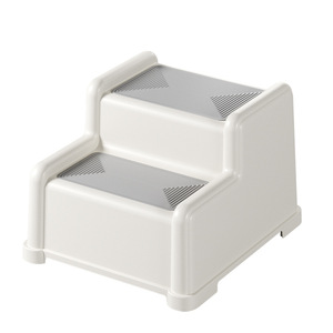 Childrens <b>Step</b> Stool <b>Plastic</b> Non Slip Bathroom Toilet Footrest Grey 2-4 Years Large Square Type - Product Image 1