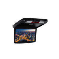 Moniteur de voiture rabattable de 13,3 pouces pour camping-car/minibus/camionnette avec haut-parleur intégré, affichage au plafond, moniteur monté sur le toit