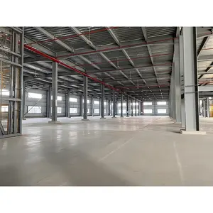 Armazém de aço estrutural para fabricação de aço pré-fabricado, armazém de logística de aço com design personalizado