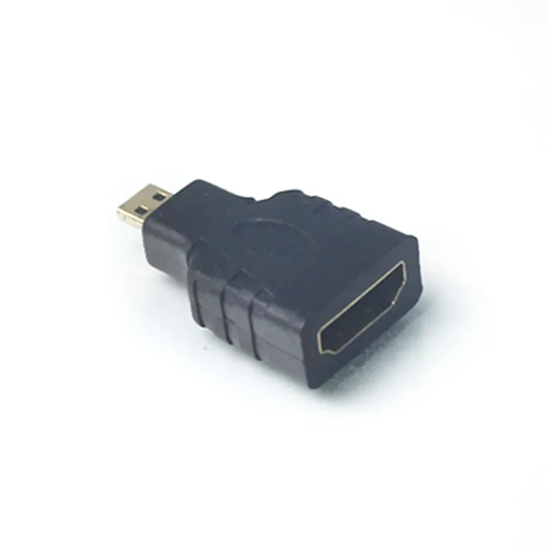 Lingable Micro HDMI Male To HDMI Female Adapter Connector Converter micro-hdmi Gold Plated for HDTV Camera