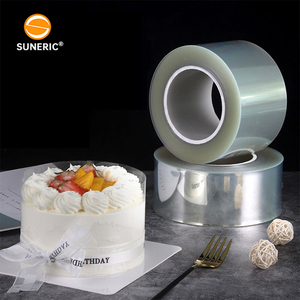 Clear Eco-Friendly Rectangle Baking Protection Transparent Wrap PET Sheet <strong>Cake</strong> <strong>Collar</strong> for <strong>Cake</strong> and Chocolate Mousse - Product Image 6