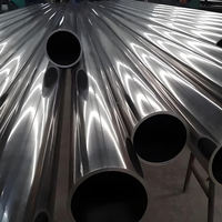 Tube en acier inoxydable soudé, poli miroir, carré et rond, AiSi ASTM A249 A269 A270 A312 A554 SUS 304 304L 316 316L 309S