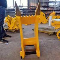 SLN Ripper d'excavatrice renforcé résistant à l'usure 5-6 tonnes, dents de déchiquetage de roche haute résistance, accessoire de démolition anti-fissuration pour l'exploitation minière