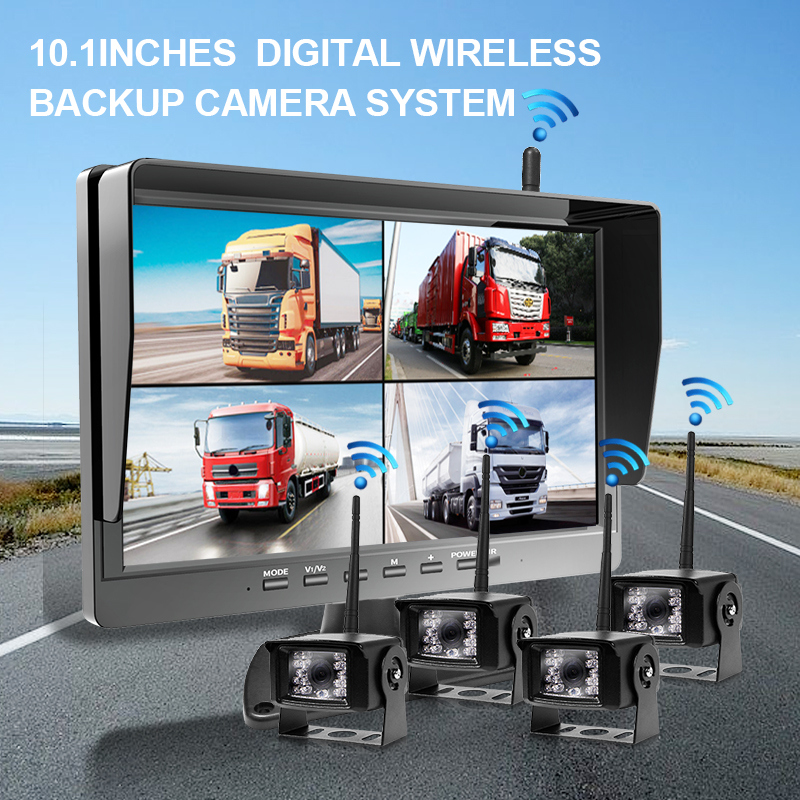 10.1inch Monitor with 4 Camera