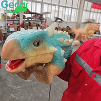 Marionnette de dinosaure réaliste en silicone de qualité supérieure, artisanale, taille réelle, animatronique, dragon, dinosaure bébé