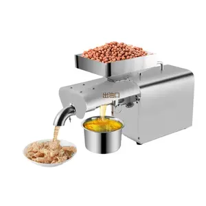 Peanut/Avocado/Coconut/Soybean/Olive Mini Oil Press Small Household Manufacturer Direct Supply Oil Pressers Oil Press Extractor
