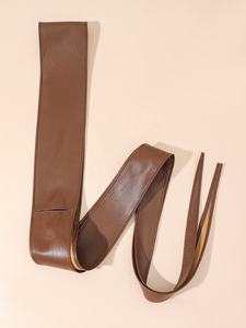 النساء نمط أوبي ، جلد صناعي ناعم ، التفاف واسع Bowknot ، حزام خصر للسيدات - Product Image 5