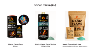 Poudres de flamme colorées Magic Fire pour le camping, les feux de camp, la création d'ambiance en cas de survie en plein air, colorant pour les flammes - Product Image 5