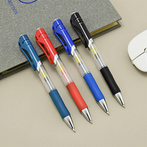 ปากกาเจล K35 แบบขายส่ง ปรับแต่งโลโก้ได้ หัวกระสุน 0.5 มม. หมึกสีน้ำเงิน/แดง วัสดุพลาสติก สำหรับธุรกิจและเครื่องเขียนสำนักงาน - Product Image 2