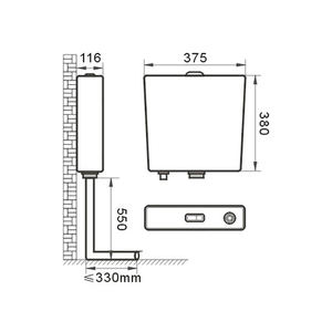 Tanque <span class=keywords><strong>de</strong></span> <span class=keywords><strong>doble</strong></span> <span class=keywords><strong>descarga</strong></span> montado en la pared <span class=keywords><strong>de</strong></span> plástico <span class=keywords><strong>de</strong></span> venta directa <span class=keywords><strong>de</strong></span> fábrica <span class=keywords><strong>cisterna</strong></span> <span class=keywords><strong>de</strong></span> inodoro <span class=keywords><strong>de</strong></span> China tanque <span class=keywords><strong>de</strong></span> agua <span class=keywords><strong>de</strong></span> <span class=keywords><strong>doble</strong></span> <span class=keywords><strong>descarga</strong></span> - Product Image 2