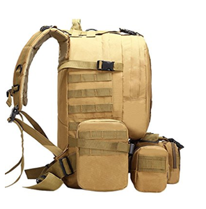 B08 56L 55L Hunting Tactical Backpack with <b>Molle</b> System Detachable <b>Bags</b> Assault 3 D <b>Bags</b> with Side Pockets - Product Image 5