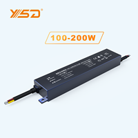 Alimentation électrique pour LED YSD Slim Narrow MiNi, 24 Vcc, 12 Vcc, 150 W, pour bandeaux lumineux, étanche IP67