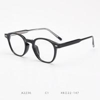 Monture de lunettes carrée en acétate 2026 pour hommes, lunettes optiques transparentes grises pour femmes, verres clairs, TR90, haute qualité, style coréen