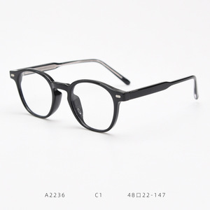 Monture <span class=keywords><strong>de</strong></span> lunettes carrée en acétate 2026 pour hommes, lunettes optiques transparentes grises pour femmes, verres clairs, TR90, haute qualité, style coréen - Product Image 3