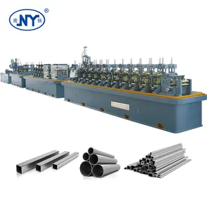 Nanyang 304 / 201 SS Coil Decoration Square Pipe Making Machine Tube Mill