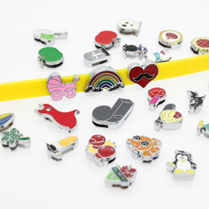 Hạt charm trượt nhiều kiểu dáng 8MM, chữ cái trượt, hạt làm đồ trang sức tự làm, vòng tay, vòng cổ thú cưng, làm đồ trang sức tự chế - Product Image 1