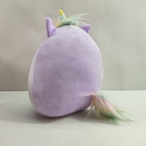 Peluche Morbidissimo Personalizzato con Ricamo, Imbottito in Cotone PP, Unicorno Antistress Abbracciabile, Regalo di Compleanno - Product Image 5