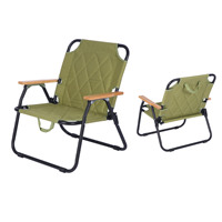 Chaise de camping pliante moderne en aluminium personnalisée, portable et facile à plier pour les événements et les voyages