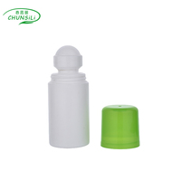 Parfums Roll on Déodorant Conteneur 30ml 60ml Vide PP Blanc En Plastique Déodorant Rouleau Bouteille pour Huile Essentielle