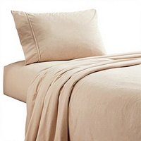 Parure de lit 4 pièces en flanelle de luxe, motif uni, housse de couette, drap-housse, chaude, confortable, respirante, toutes saisons