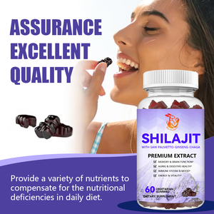 Gomitas de Shilajit al por Mayor de Fábrica, Gomitas Dietéticas Herbales Naturales con Extracto de Ginseng y Extracto de Saw Palmetto para el Bienestar General - Product Image 3