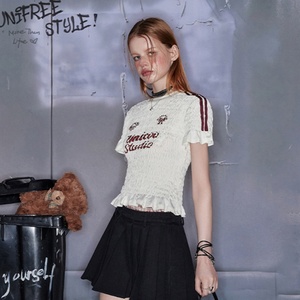 Custom <b>Y2K</b> Retro American Sport Number Graphic Print Sexy Oversized Soccer Tee Crop Jersey Retro Letter Print Football T <b>Shirts</b> - Product Image 3
