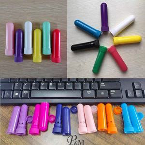 Tube nasal PM coloré DIY avec noyau en coton, bouchon nasal, tube d'<span class=keywords><strong>inhalation</strong></span> en plastique, tube d'emballage, aide à la pativité nasale - Product Image 3