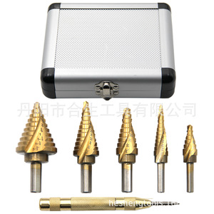 High-Speed Steel <b>Step</b> <b>Drill</b> 10mm Shank Tin Coated For Carbon Steel Drilling With Protective Conical Surface - Product Image 5