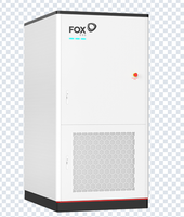 Système de stockage d'énergie FOX ESS C&I LiFePO4 100 kW/215 kWh, armoire de refroidissement liquide, hybride connecté au réseau, livraison rapide