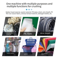 Mini broyeur plastique pour atelier de recyclage de petite entreprise, machine de traitement des déchets compacte à haute efficacité, prix