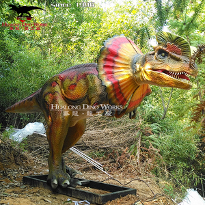 Exposición <span class=keywords><strong>de</strong></span> Ciencias <span class=keywords><strong>de</strong></span> peluche dragón Zigong dinosaurio animado Dilophosaurus dinosaurio Animatronic - Product Image 5