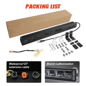 Bumper lưới tản nhiệt e-đánh dấu 22 inch 12V 24V dẫn thanh ánh sáng cho xe - Product Image 6