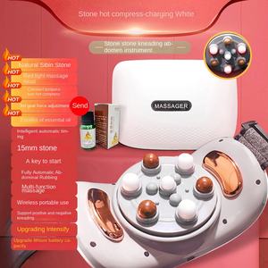 Masajeador Abdominal Automático Multifuncional Stone Bian Kim <span class=keywords><strong>Carrey</strong></span>, con Compresa Caliente de Moxibustión y Función Musical, para el Hogar, para el Día DE LA Mujer - Product Image 6