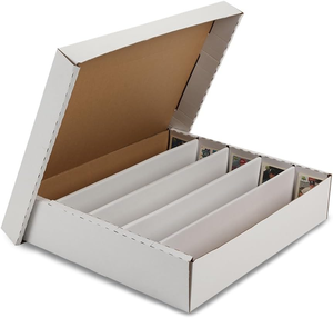 Boîte de rangement pour cartes, boîte en carton ondulé pour cartes de sport, conteneur pour cartes, capacité de 5000 cartes - Product Image 1
