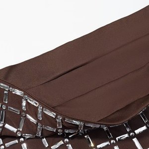 TAOP&ZA Nouvelle Collection Printemps 2026 – Ensemble Haut Bustier à Col Droit et Épaules Dénudées en Maille Pailletée et <span class=keywords><strong>Mini</strong></span>-<span class=keywords><strong>Jupe</strong></span> pour Femme 4772511 4772173 - Product Image 3