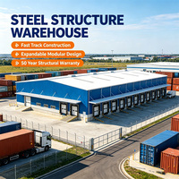 Entrepôt en structure acier robuste sur mesure, directement de l'usine, avec haute résistance au vent pour le stockage des équipements sportifs