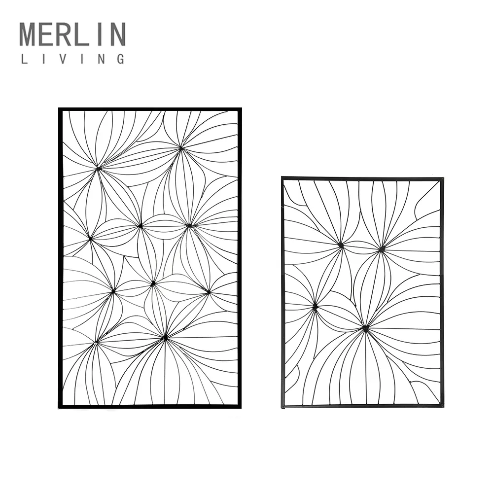 Merlin Living Outra decoração artística de parede de metal ferro forjado arte de parede melhor qualidade para decoração de quarto