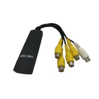 Tarjeta Capturadora de Video USB 2.0 1080p para VHS, Adaptador 3 en 1 para PC y Xbox con Salida para Transmisión en Vivo
