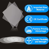 Feuille d'alignement orthodontique multicouche en TPU à 3 couches pour thermoformage sous vide médical, hygiène buccale polyvalente Smile Find