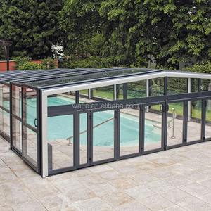 Couverture de toit en verre coulissante rétractable motorisée électrique moderne automatique mobile pour maison et <span class=keywords><strong>piscine</strong></span> - Product Image 2