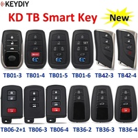Clé intelligente universelle KEYDIY série TB (TB01, TB36, TB06, TB42, TB19, TB27) pour Toyota/Lexus, compatible avec le programmateur de clés KD MAX KD-X4