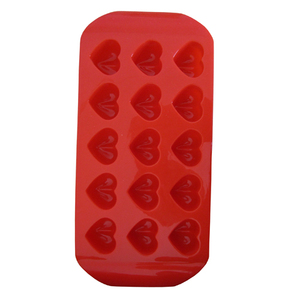 Ngày Valentine 10 khoang hình trái tim Ice Cube Khuôn Silicone hình trái tim Ice Cube khay - Product Image 3