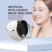 Analyseur de diagnostic de la peau du visage 3d AI Portable, testeur facial, scanner miroir magique, dispositif d'analyse de la peau, machine d'analyse de la peau