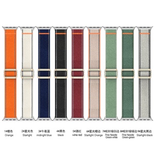 สายนาฬิกาข้อมือแบบยืดหยุ่นรุ่นใหม่ปี 2026 วัสดุผ้าทอแบบถักไนลอน สำหรับ Apple Watch 45 มม. 46 มม. 42 มม. 49 มม. SE ULTRA - Product Image 4