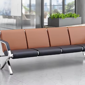 Sofá de espera para salón de belleza, sillón largo, sofá multiplaza, precio de fábrica al por mayor - Product Image 1