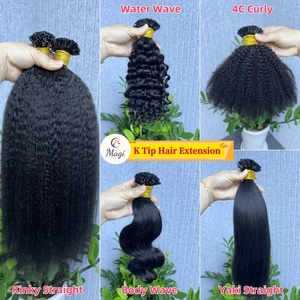 Extensions de cheveux en kératine 11A en gros, 100 % vierges non traitées, afro crépus bouclés 4C, pointes de cheveux super double drawn - Product Image 6