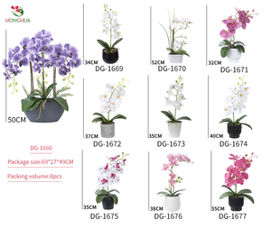 <span class=keywords><strong>Orchidea</strong></span> Artificiale di Lusso con <span class=keywords><strong>Vaso</strong></span>, Effetto Realistico, Prodotta da Honghua Factory - Product Image 4