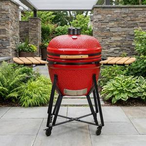 Grande Taille <span class=keywords><strong>Kamado</strong></span> en Céramique 25 Pouces pour Camping, <span class=keywords><strong>Barbecue</strong></span> Extérieur au Charbon de Bois, Four <span class=keywords><strong>Kamado</strong></span>, Fabricant Polonais - Product Image 1